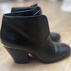 Cole Haan Black Leather Booties 7B